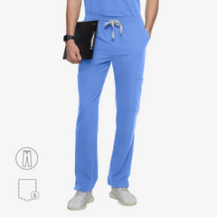 Pantalones de uniforme médico Virtis de pierna recta