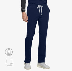 Pantalones de uniforme médico Virtis de pierna recta