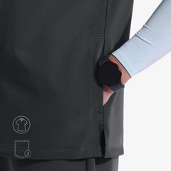 Blusa quirúrgica con cuello Capable