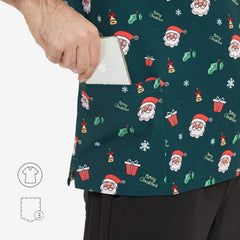 Blusa médica con cuello en V Elodie