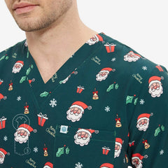 Blusa médica con cuello en V Elodie