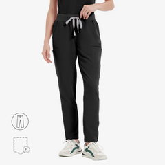 Emerald Skinny Scrub Pants