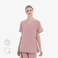 Evelyn V-neck Scrub Top