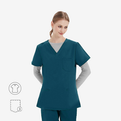 Phillip V-neck Scrub Top