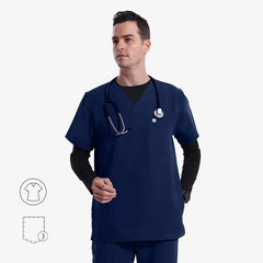 Virtis V-Neck Scrub Top