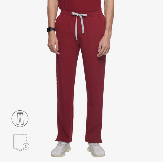 Pantalones de uniforme médico Virtis de pierna recta