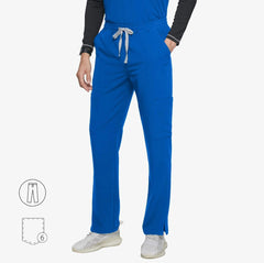 Pantalones de uniforme médico Virtis de pierna recta