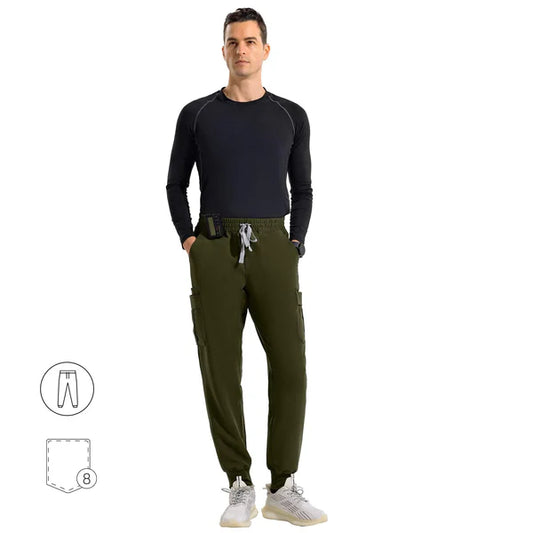 High Waisted Ryder 8-Pockets Jogger Scrub Pants